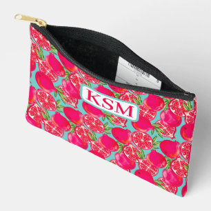 Granaatappel geschilderd monogram etui
