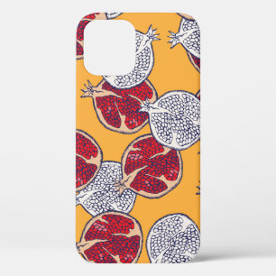 Granaatappel getekend: Handgemaakt  patroon Case-Mate iPhone Case