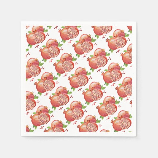 Granaatappel Happy Yalda Servetten (Voorkant)