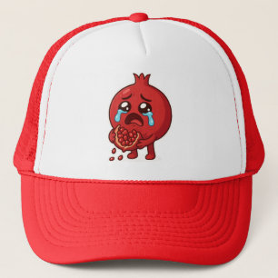 Granaatappel Huilende Cartoon Sticker - Schattigee Trucker Pet