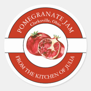 Granaatappel Jam Label