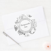 Granaatappel Jam Sketch Modern label (Envelop)