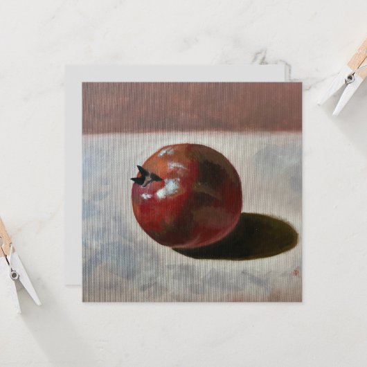 Granaatappel  kaart (Voorkant / Achterkant in situ)