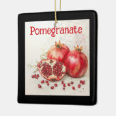 Granaatappel keramische ornament (Links)