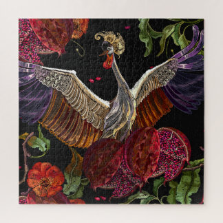 Granaatappel kraan Rozen: borduurwerk kunst Legpuzzel