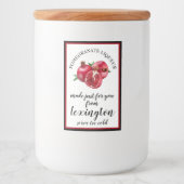 Granaatappel likeur Mini flesje Etiket | (Voorkant)