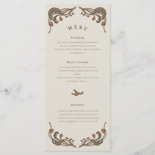 granaatappel menu (Voorkant)