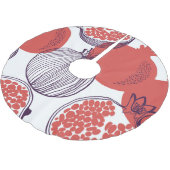 Granaatappel Mode: Naadloze Patroon Kerstboom Rok (Gekanteld)