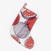 Granaatappel Mode: Naadloze  Patroon Kleine Kerstsok (Voorkant (Hangend))