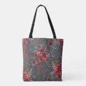 Granaatappel & Olijf Botanische Tote Tas (Achterkant)