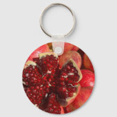 Granaatappel Onderzetter Sleutelhanger (Achterkant)