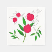 Granaatappel papieren servetten (Voorkant)