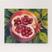 Granaatappel Pitten | Fruit Schilderij Legpuzzel (Horizontaal)