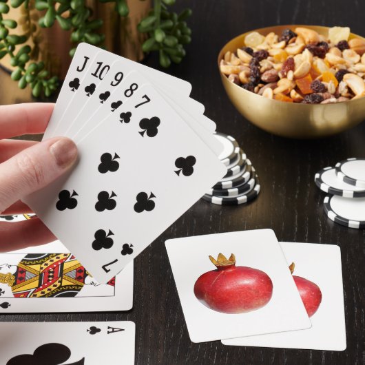 Granaatappel Pokerkaarten (Insitu)