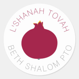 Granaatappel rode aangepaste Stickers