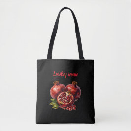 Granaatappel Rood Rijk Olieverf Esthetisch Elegant Tote Bag