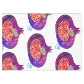 Granaatappel Rosh Hashana Tafeldoek Tafelkleed (Voorkant (Horizontaal))