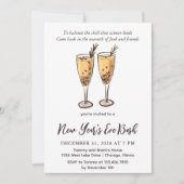 Granaatappel Rozemarijn Champagne oudejaarsavond Kaart (Voorkant)
