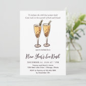 Granaatappel Rozemarijn Champagne oudejaarsavond Kaart (Staand voorkant)