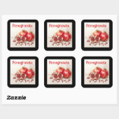 Granaatappel sticker (Vel)