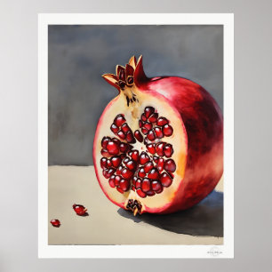 Granaatappel Stilleven Poster