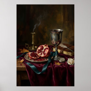 Granaatappel Stilleven Poster