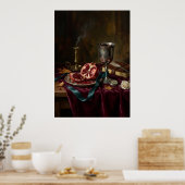 Granaatappel Stilleven Poster (Keuken)