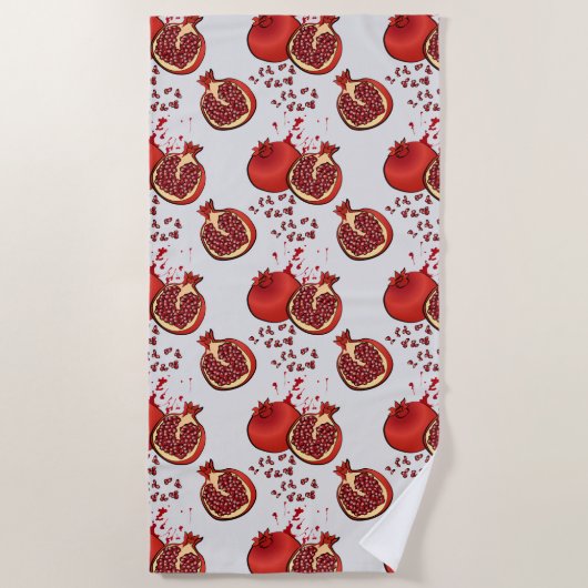 granaatappel strandlaken (Voorkant)