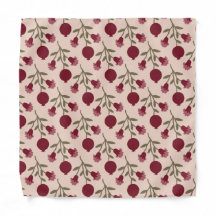 Granaatappel tak met bloemen en vruchten