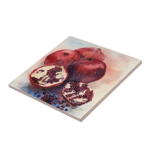 Granaatappel Tegeltje (Zijkant)