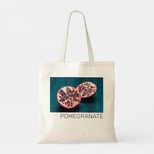 Granaatappel Vegan Fruit Gourmet Foodie Souvenir Tote Bag (Achterkant)