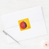Granaatappel Vierkante Sticker (Envelop)