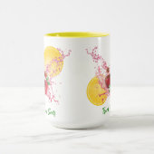 Granaatappel vruchten waterverf Koffie Mok (Midden)