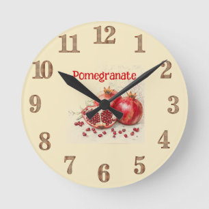 Granaatappel wandklok