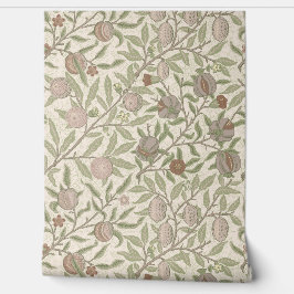 Granaatappel William Morris sepia Wallpaper Behang