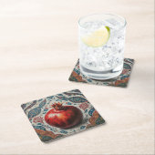 Granaatappel Yalda-onderzetter Kartonnen Onderzetters (Insitu)