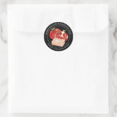Granaatappel zeep label (Tas)