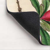 Granaatappelbloem -  illustratiedetail muismat (Hoek)