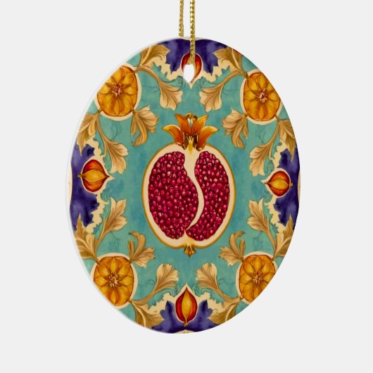 Granaatappelliefde Keramisch Ornament (Rechts)