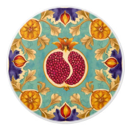 Granaatappelliefde Keramische Knop