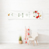 Granaatappels aquarel thema Helder kleuren Spandoek (Insitu)