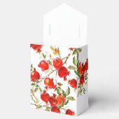 Granaatappels aquarelthema Felle kleuren Bedankdoosjes (Geopend)