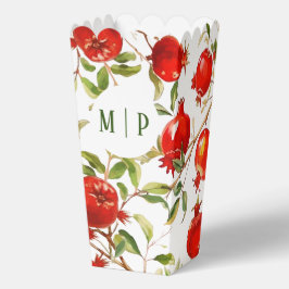 Granaatappels aquarelthema Felle kleuren Bedankdoosjes