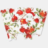 Granaatappels aquarelthema Felle kleuren Bedankdoosjes (Ongevouwen)