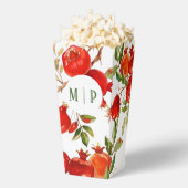 Granaatappels aquarelthema Felle kleuren Bedankdoosjes (Popped)