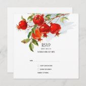 Granaatappels aquarelthema Helder kleuren Kaart (Voorkant / Achterkant)