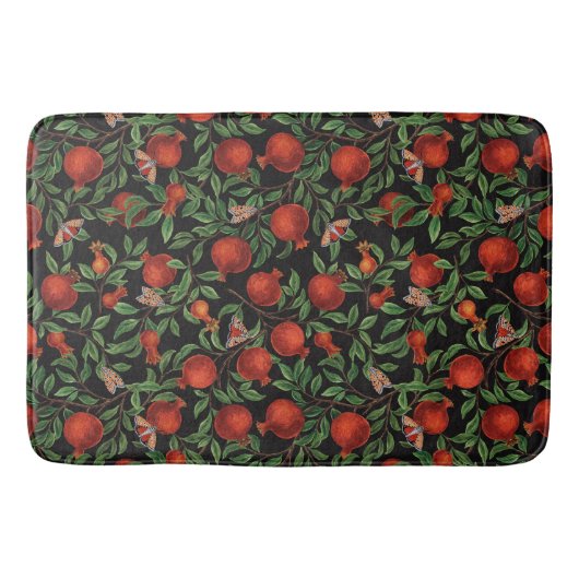 Granaatappels en Bella Moths Badmat (Voorkant)