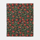 Granaatappels en Bella Moths Fleece Deken (Voorkant)