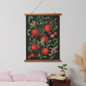 Granaatappels en Bella Moths Hangend Wandkleed (Slaapkamer)