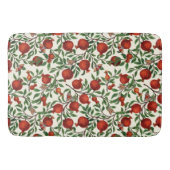 Granaatappels en Bella Moths op gebroken wit Badmat (Voorkant)
